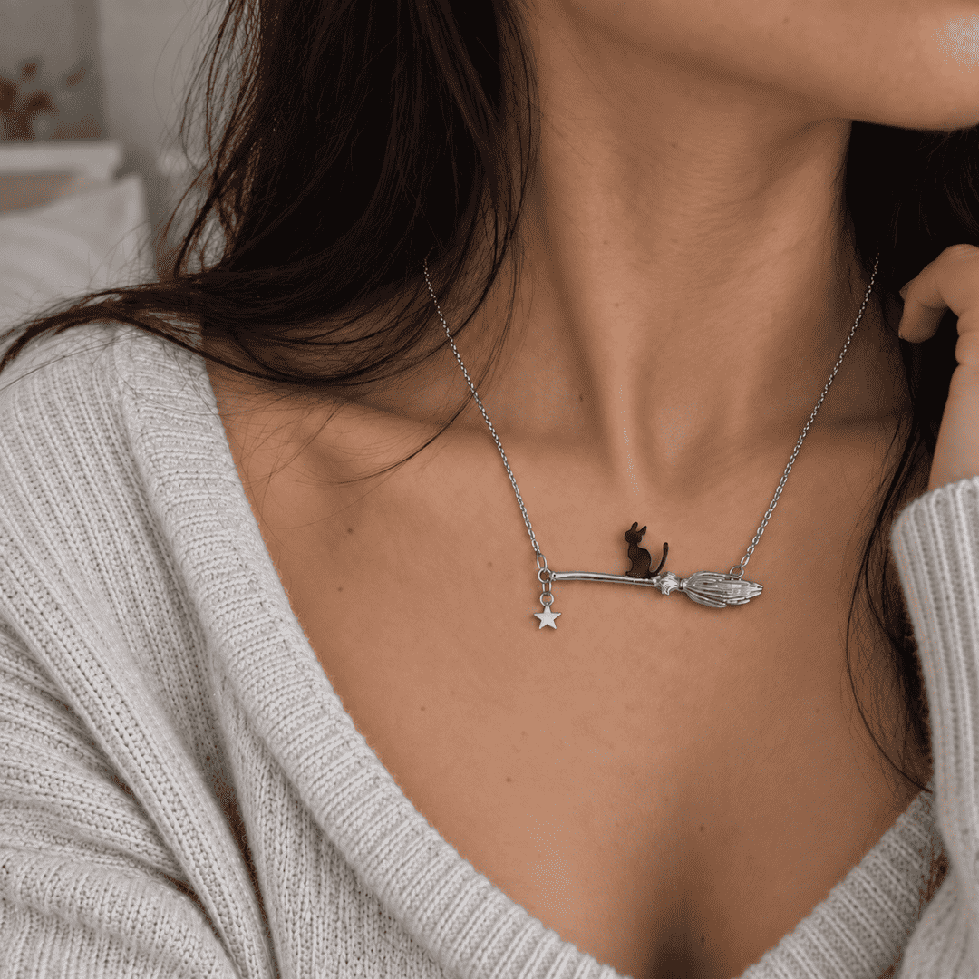 The Midnight Familiar Cat Necklace