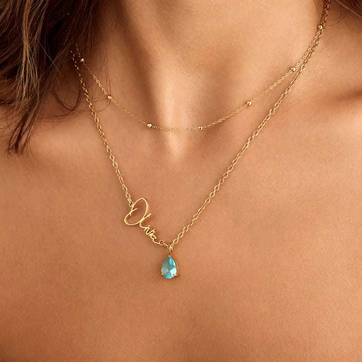 The Birthstone Signature Necklace — product view 9