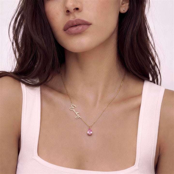 The Birthstone Signature Necklace — product view 13