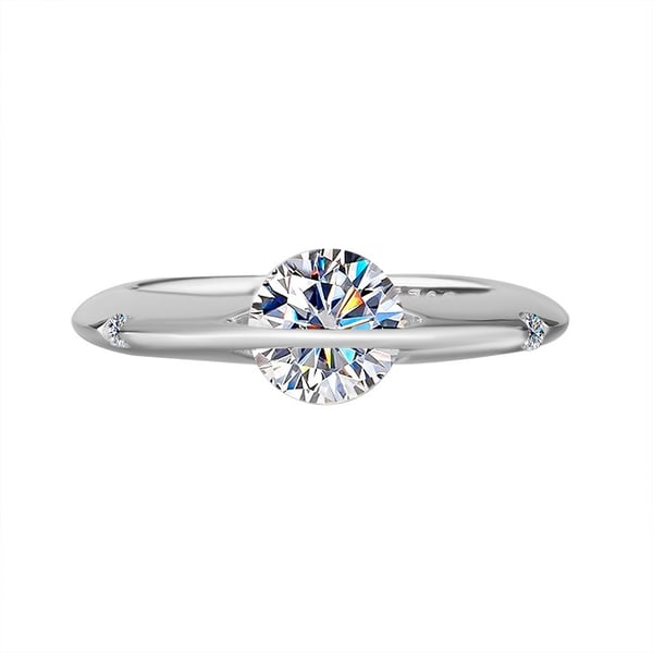 The Orbit Ring — 1ct Moissanite