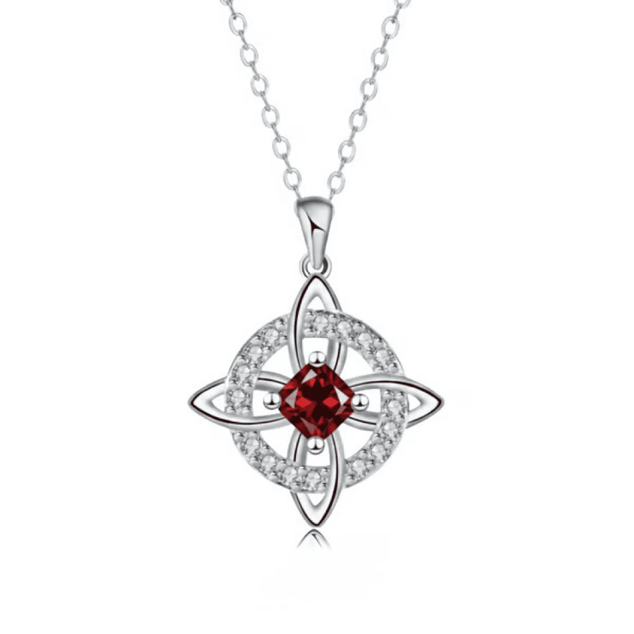 The Guardian Knot Birthstone Necklace